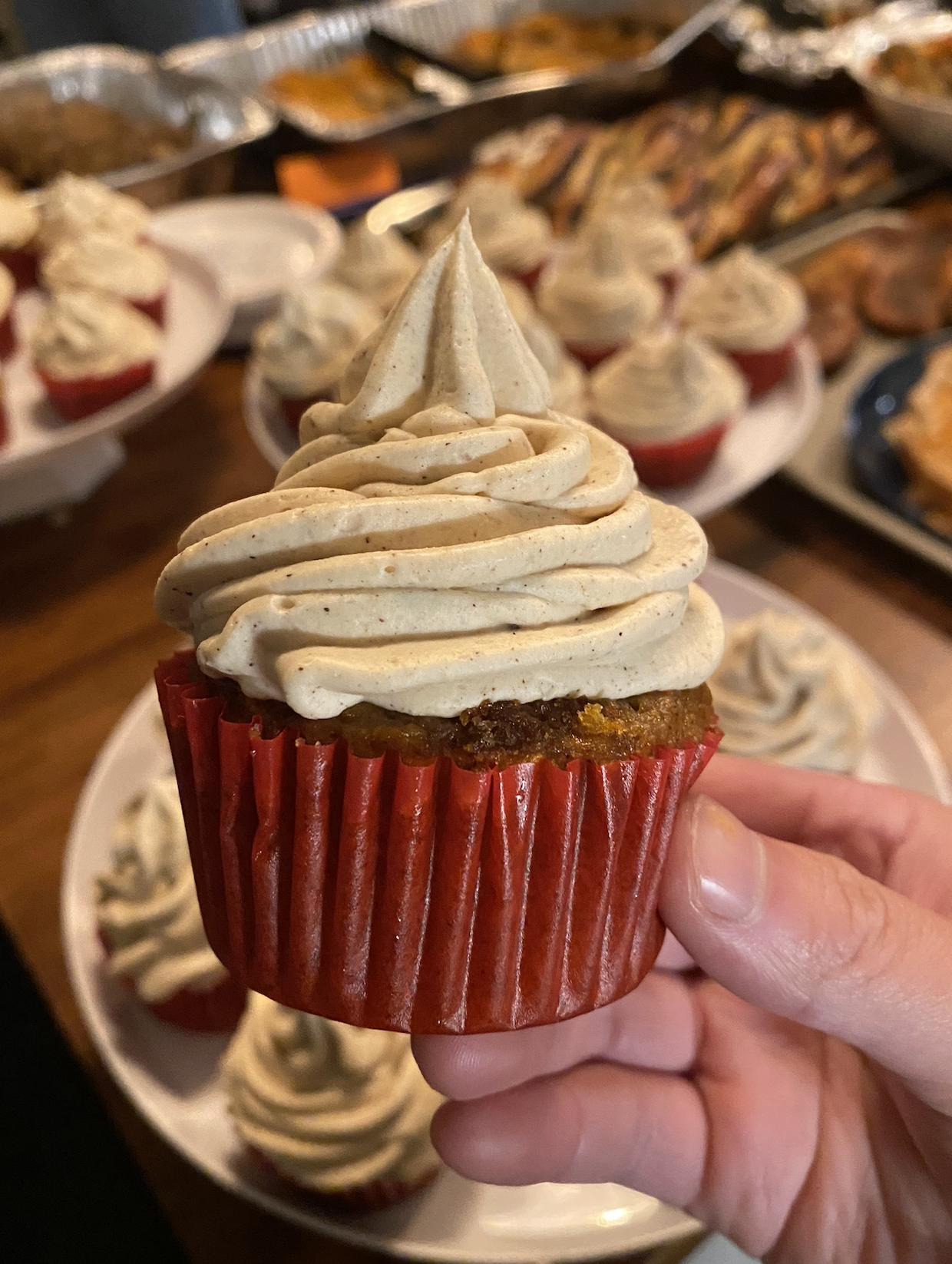 Cupcake in hand